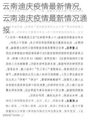 云南迪庆疫情最新情况,云南迪庆疫情最新情况通报