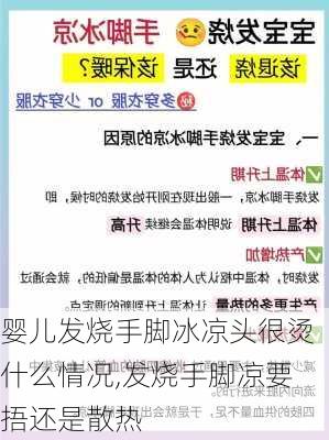 婴儿发烧手脚冰凉头很烫什么情况,发烧手脚凉要捂还是散热