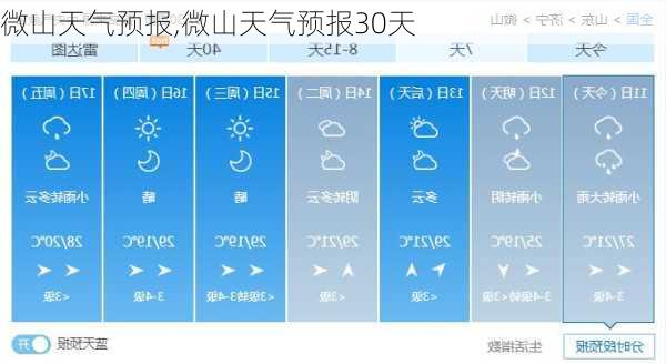 微山天气预报,微山天气预报30天