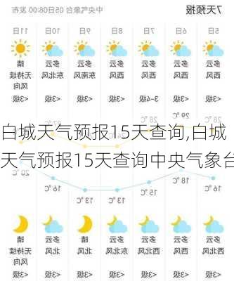 白城天气预报15天查询,白城天气预报15天查询中央气象台