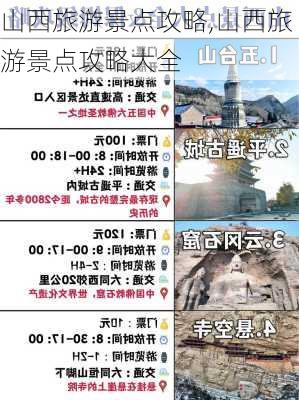 山西旅游景点攻略,山西旅游景点攻略大全