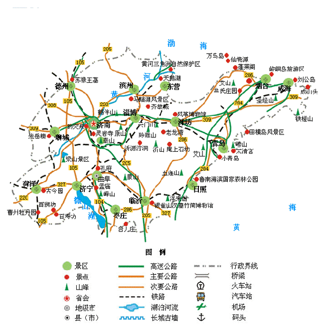 山东6天自由行旅游攻略,山东6天自由行旅游攻略图