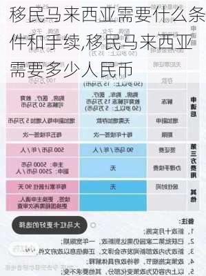 移民马来西亚需要什么条件和手续,移民马来西亚需要多少人民币