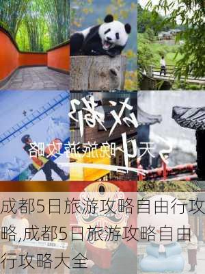 成都5日旅游攻略自由行攻略,成都5日旅游攻略自由行攻略大全