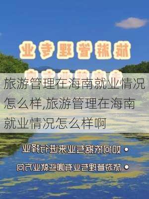 旅游管理在海南就业情况怎么样,旅游管理在海南就业情况怎么样啊