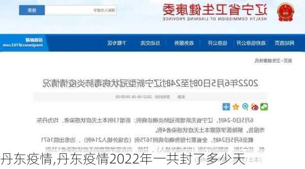 丹东疫情,丹东疫情2022年一共封了多少天