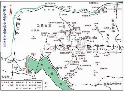 天水旅游,天水旅游景点地图