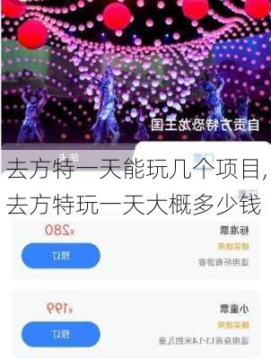 去方特一天能玩几个项目,去方特玩一天大概多少钱