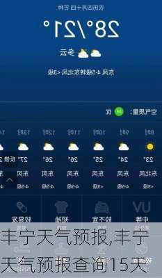 丰宁天气预报,丰宁天气预报查询15天