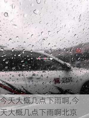 今天大概几点下雨啊,今天大概几点下雨啊北京