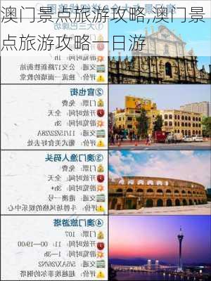 澳门景点旅游攻略,澳门景点旅游攻略一日游