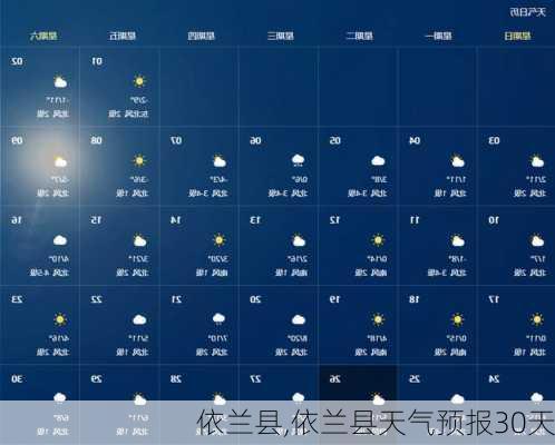 依兰县,依兰县天气预报30天