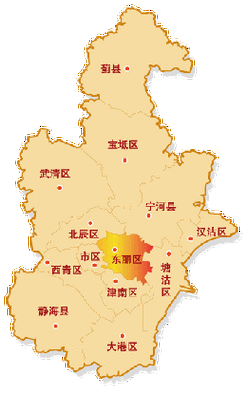 天津东丽区,天津东丽区地图高清版