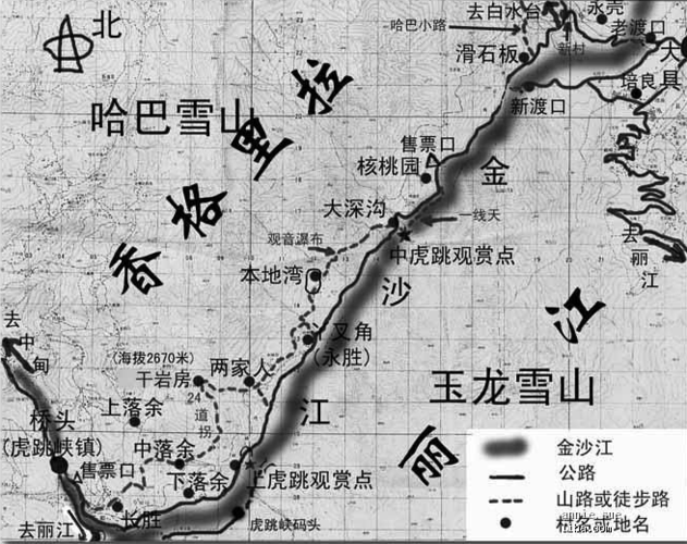 虎跳峡,虎跳峡在哪个地方