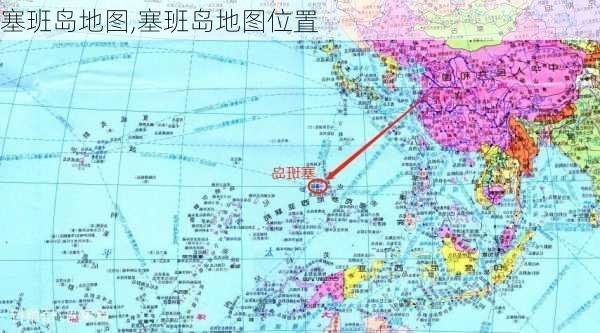 塞班岛地图,塞班岛地图位置