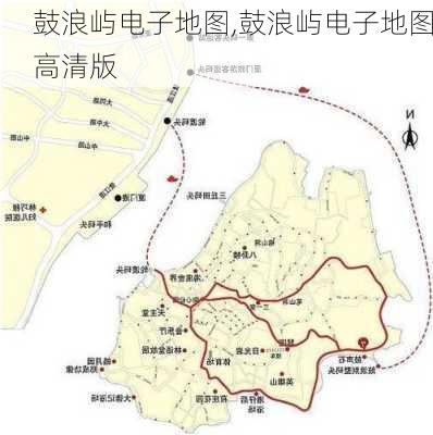 鼓浪屿电子地图,鼓浪屿电子地图高清版