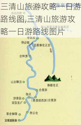 三清山旅游攻略一日游路线图,三清山旅游攻略一日游路线图片