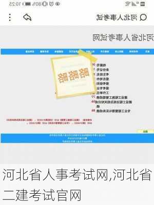 河北省人事考试网,河北省二建考试官网