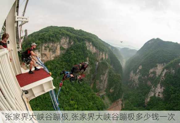 张家界大峡谷蹦极,张家界大峡谷蹦极多少钱一次