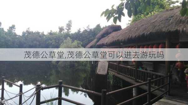 茂德公草堂,茂德公草堂可以进去游玩吗