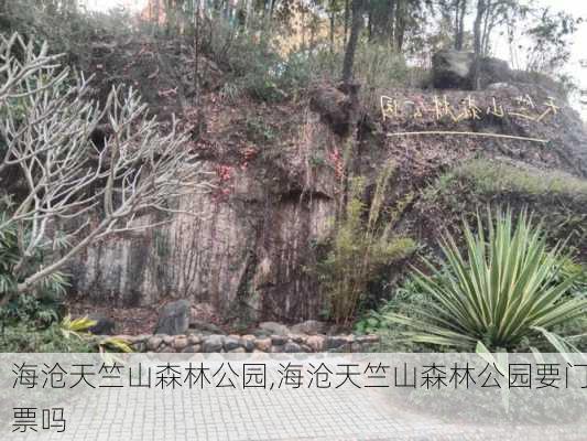 海沧天竺山森林公园,海沧天竺山森林公园要门票吗