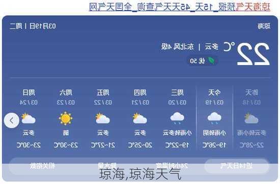 琼海,琼海天气