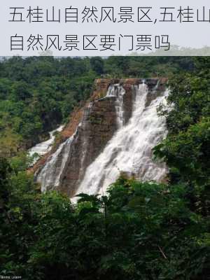 五桂山自然风景区,五桂山自然风景区要门票吗