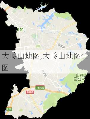 大岭山地图,大岭山地图全图