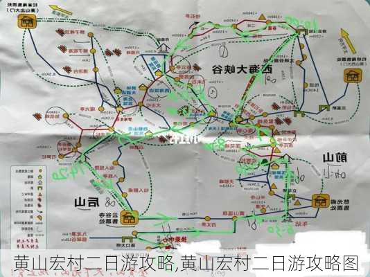 黄山宏村二日游攻略,黄山宏村二日游攻略图