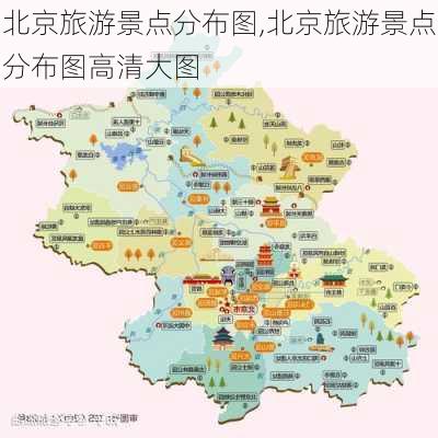 北京旅游景点分布图,北京旅游景点分布图高清大图