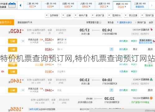 特价机票查询预订网,特价机票查询预订网站