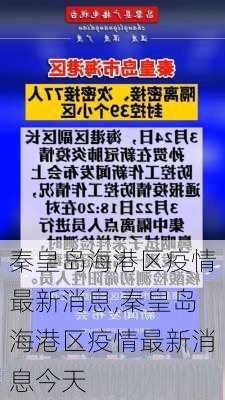 秦皇岛海港区疫情最新消息,秦皇岛海港区疫情最新消息今天