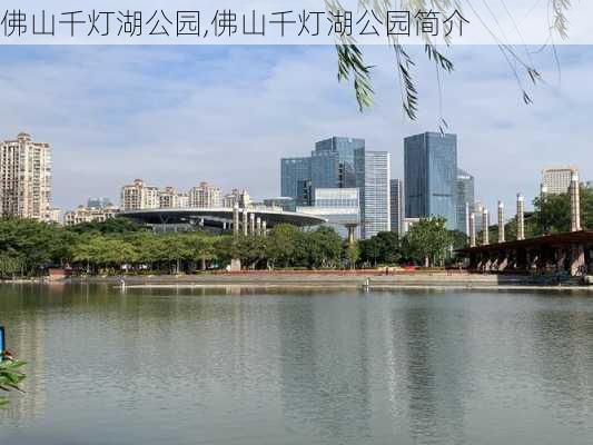 佛山千灯湖公园,佛山千灯湖公园简介