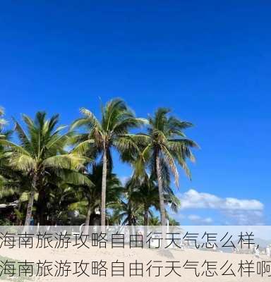 海南旅游攻略自由行天气怎么样,海南旅游攻略自由行天气怎么样啊