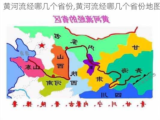 黄河流经哪几个省份,黄河流经哪几个省份地图