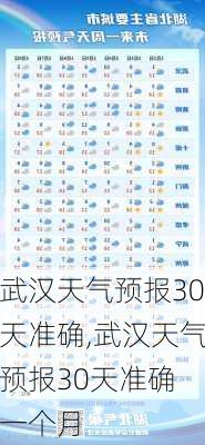 武汉天气预报30天准确,武汉天气预报30天准确 一个月