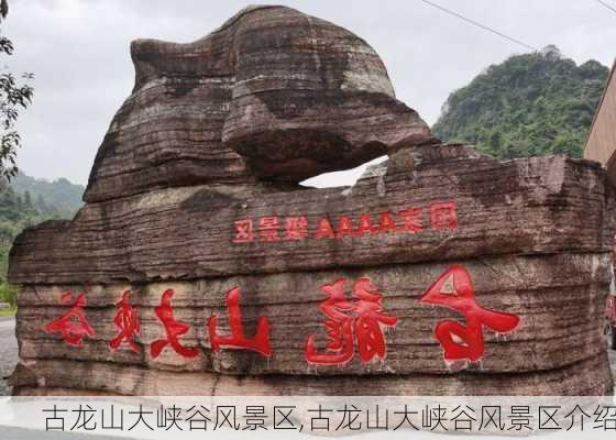 古龙山大峡谷风景区,古龙山大峡谷风景区介绍