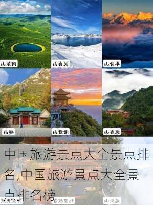 中国旅游景点大全景点排名,中国旅游景点大全景点排名榜