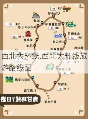 西北大环线,西北大环线旅游路线图