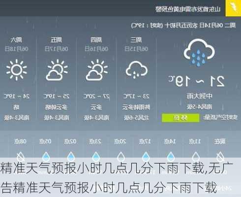 精准天气预报小时几点几分下雨下载,无广告精准天气预报小时几点几分下雨下载