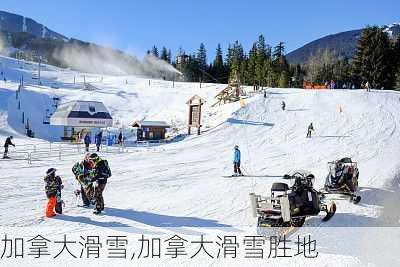 加拿大滑雪,加拿大滑雪胜地