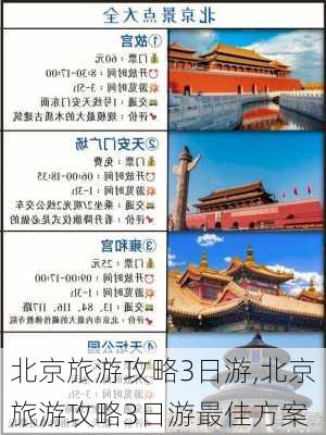 北京旅游攻略3日游,北京旅游攻略3日游最佳方案