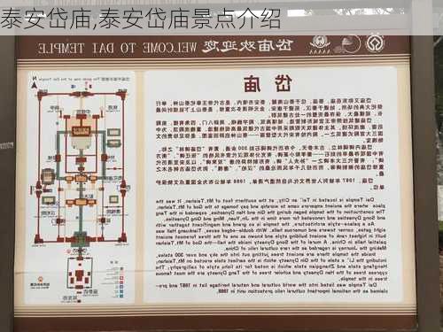 泰安岱庙,泰安岱庙景点介绍