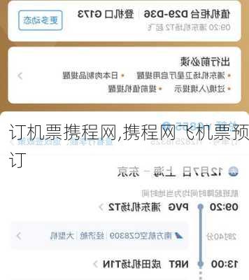 订机票携程网,携程网飞机票预订