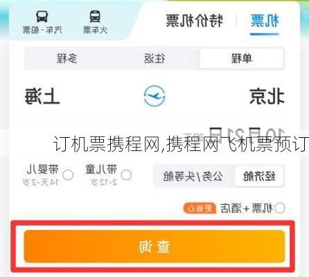 订机票携程网,携程网飞机票预订