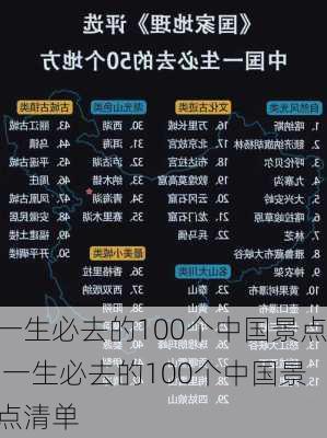 一生必去的100个中国景点,一生必去的100个中国景点清单