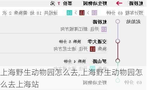 上海野生动物园怎么去,上海野生动物园怎么去上海站