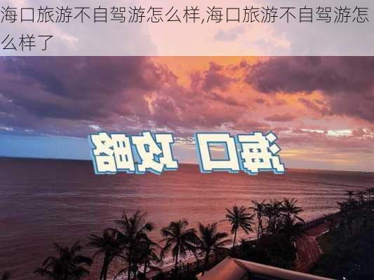 海口旅游不自驾游怎么样,海口旅游不自驾游怎么样了