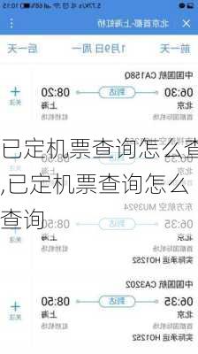 已定机票查询怎么查,已定机票查询怎么查询