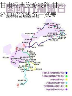 甘肃经典旅游线路,甘肃经典旅游线路一览表